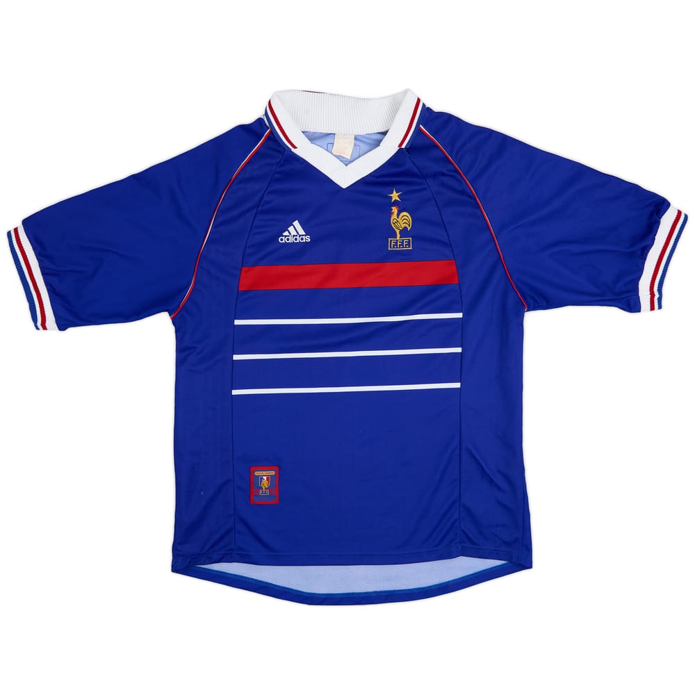 1998-00 France Home Shirt - 8/10 - (XL)