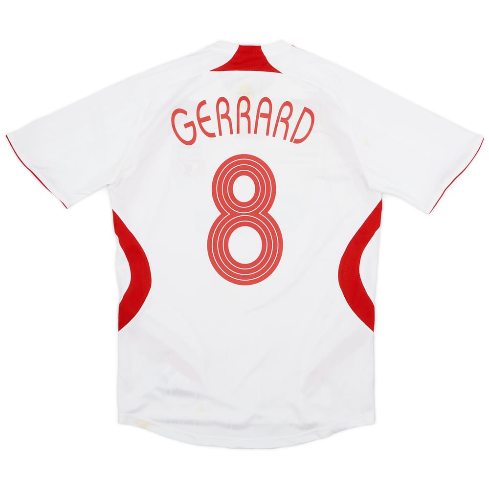 2007-08 Liverpool Away Shirt Gerrard #8 - 4/10 - (S)