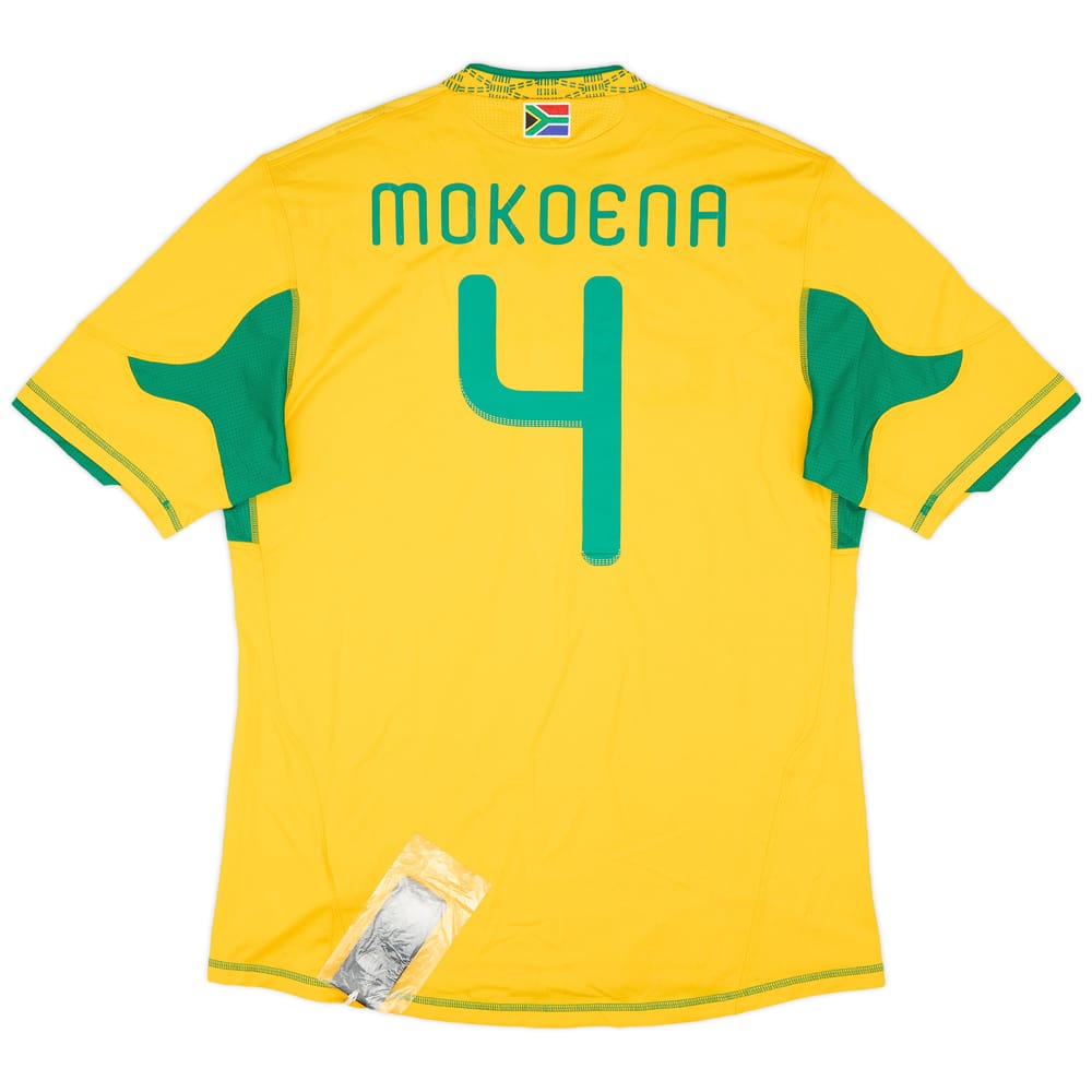 2009-11 South Africa Home Shirt Mokoena #4 (L)