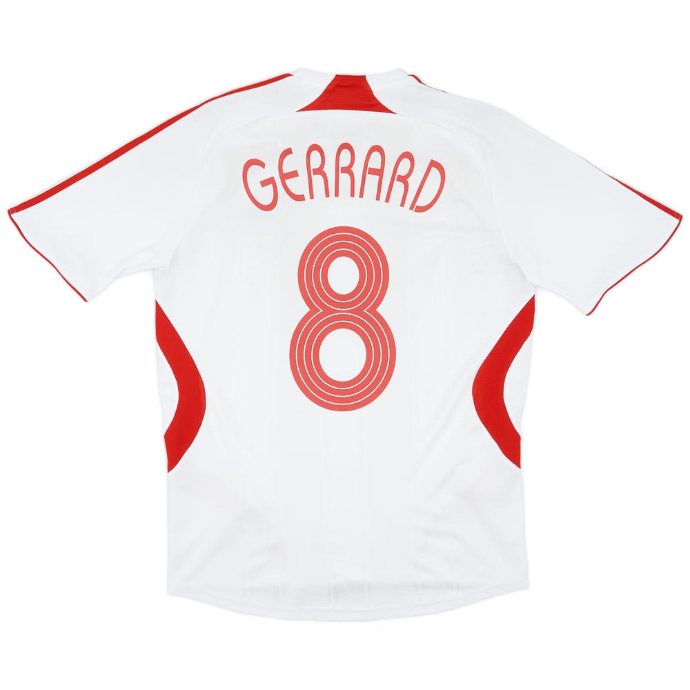 2007-08 Liverpool Away Shirt Gerrard #8 - 4/10 - (S)