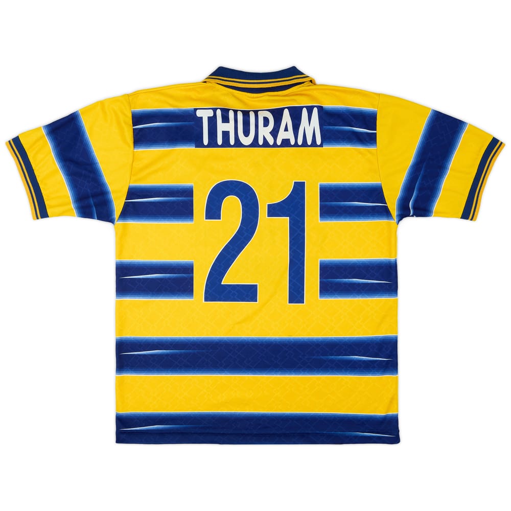 1998-99 Parma Home Shirt Thuram #21 - 8/10 - (XL)