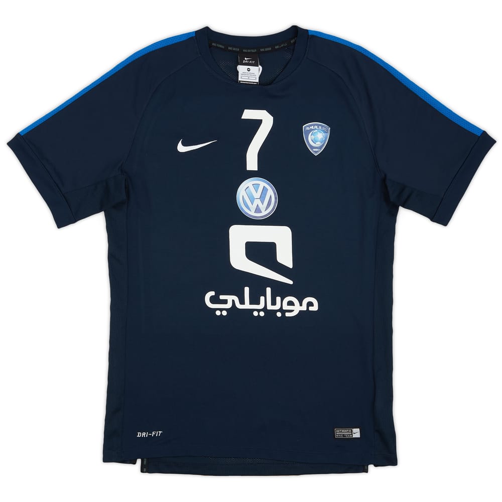 2015-16 Al Hilal Player Issue Nike Training Shirt #7 - 8/10 - (M)