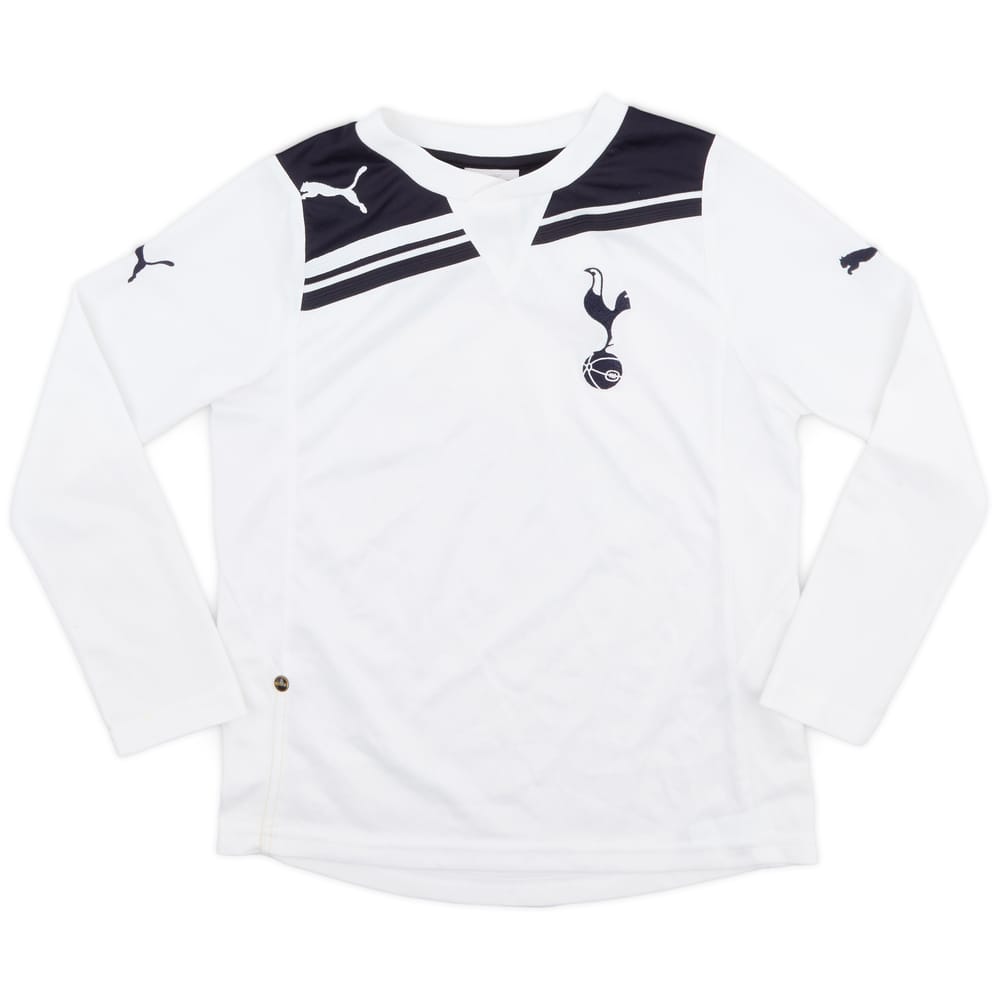 2010-11 Tottenham Home L/S Shirt - 9/10 - (S.Boys)