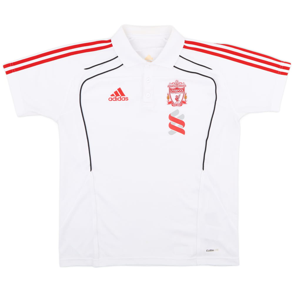 2010-11 Liverpool adidas Polo Shirt - 8/10 - (S)