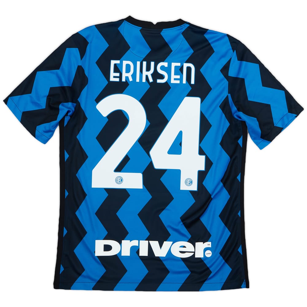 2020-21 Inter Milan Home Shirt Eriksen #24 - 9/10 - (M)