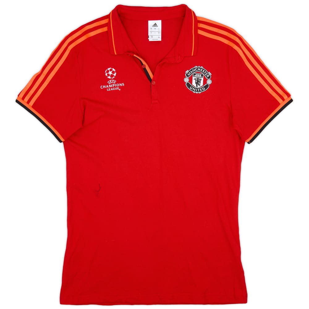 2015-16 Manchester United adidas Polo Shirt - 8/10 - (L)