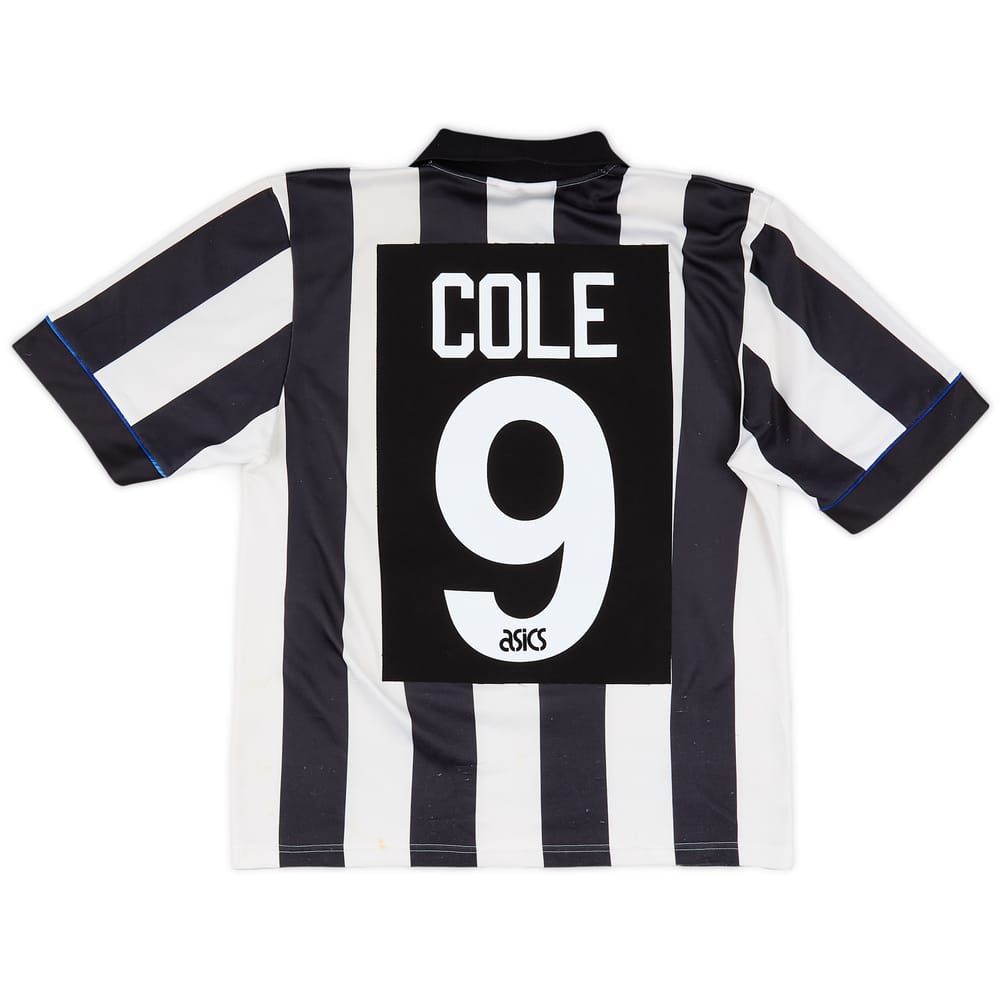 1993-95 Newcastle Home Shirt Cole #9 - 6/10 - (M)