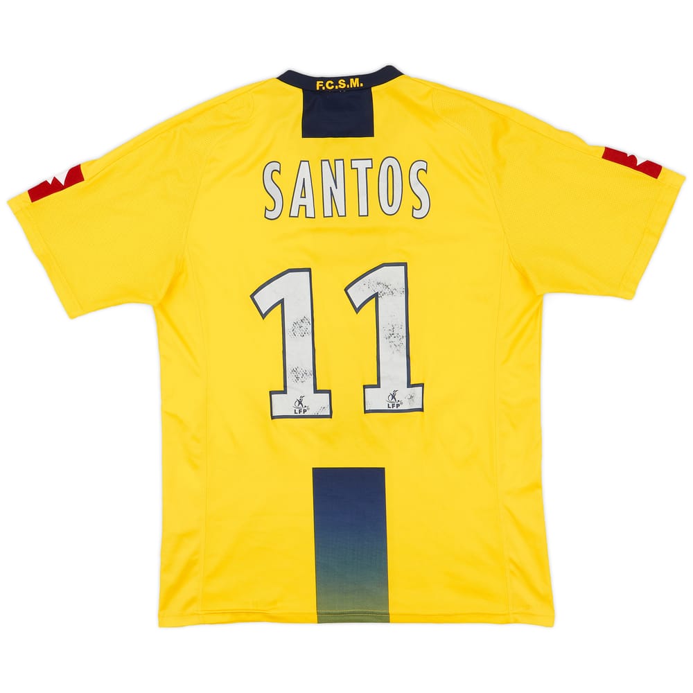 2008-09 Sochaux Home Shirt Santos #11 - 4/10 - (L)