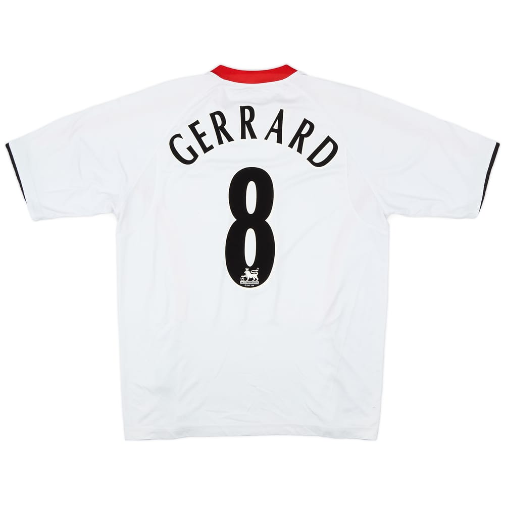2005-06 Liverpool Away Shirt Gerrard #8 - 7/10 - (L)
