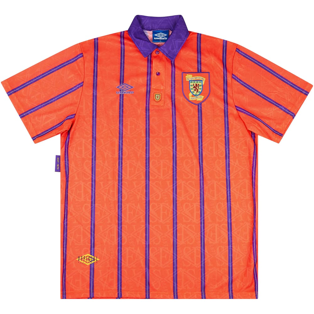 1993-95 Scotland Match Issue Away Shirt #7