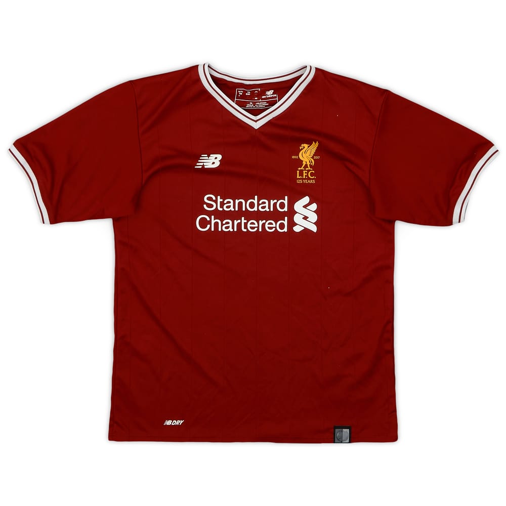 2017-18 Liverpool 125 Years Home Shirt - 7/10 - (6-7 Years)