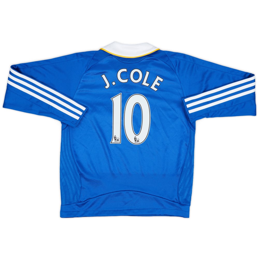 2008-09 Chelsea Home L/S Shirt J.Cole #10 - 8/10 - (S.Boys)