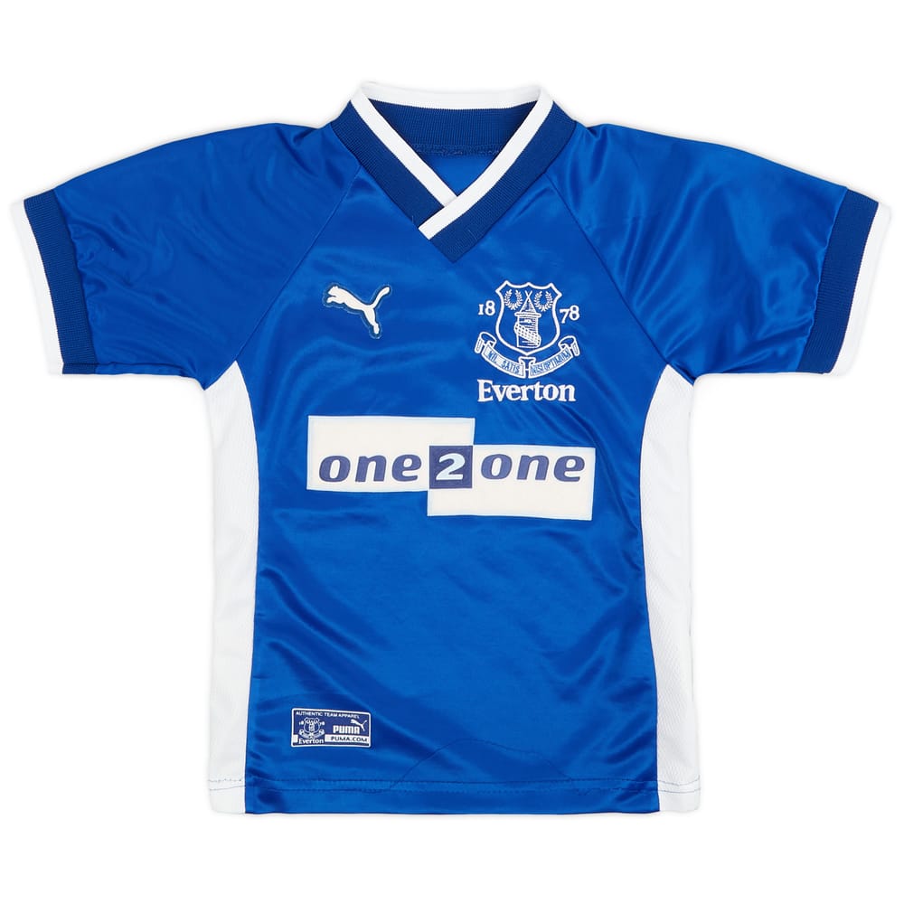 2000-02 Everton Home Shirt - 7/10 - (XS.Boys)