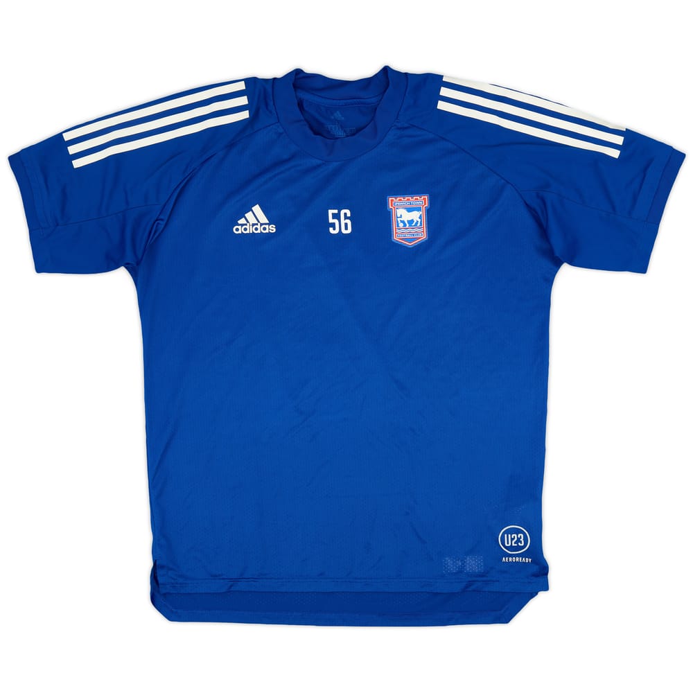 2019-20 Ipswich Youth Player Issue adidas Training Shirt #56 - 9/10 - (M)