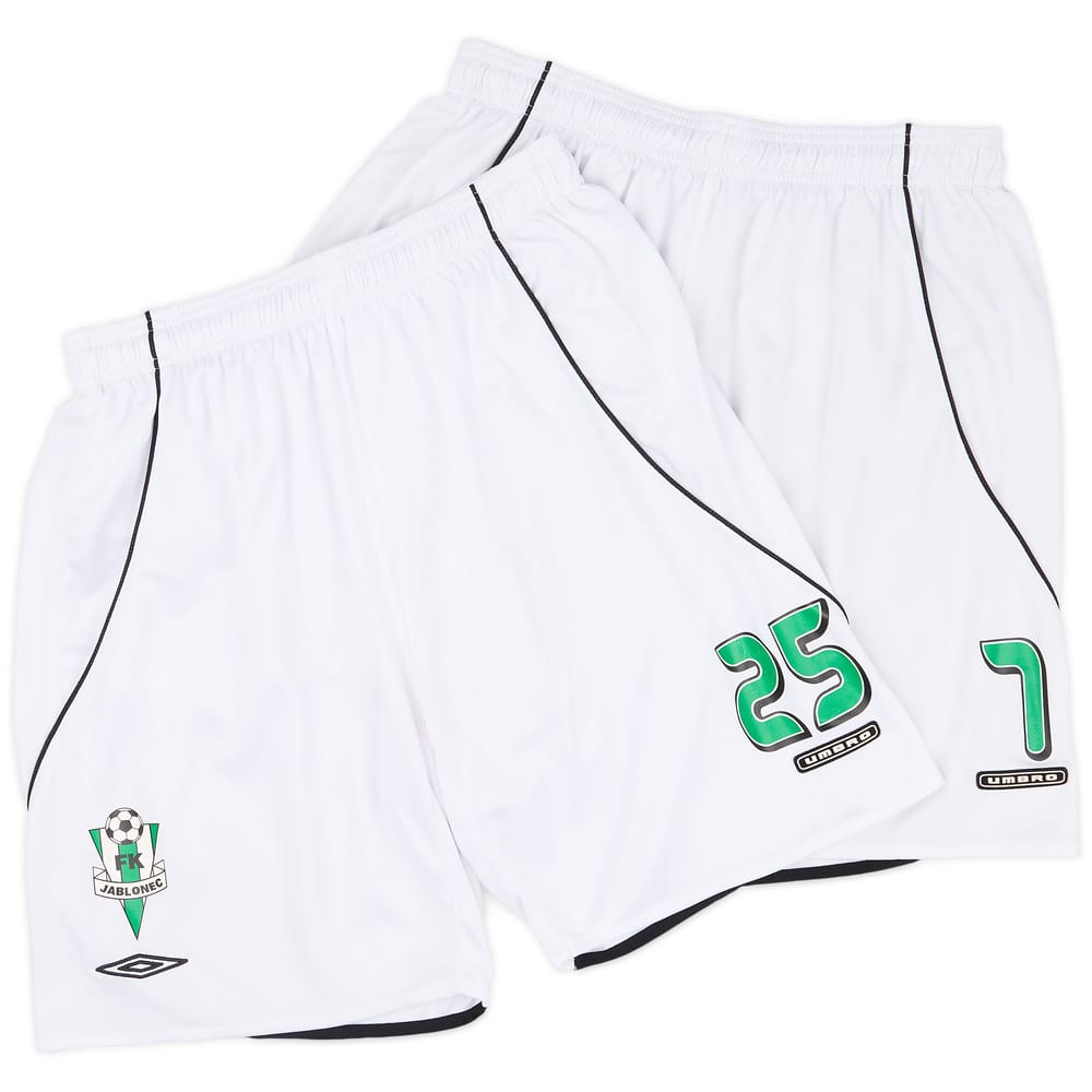 2010-11 FK Jablonec Player Issue Home Shorts - 5/10 - (L)