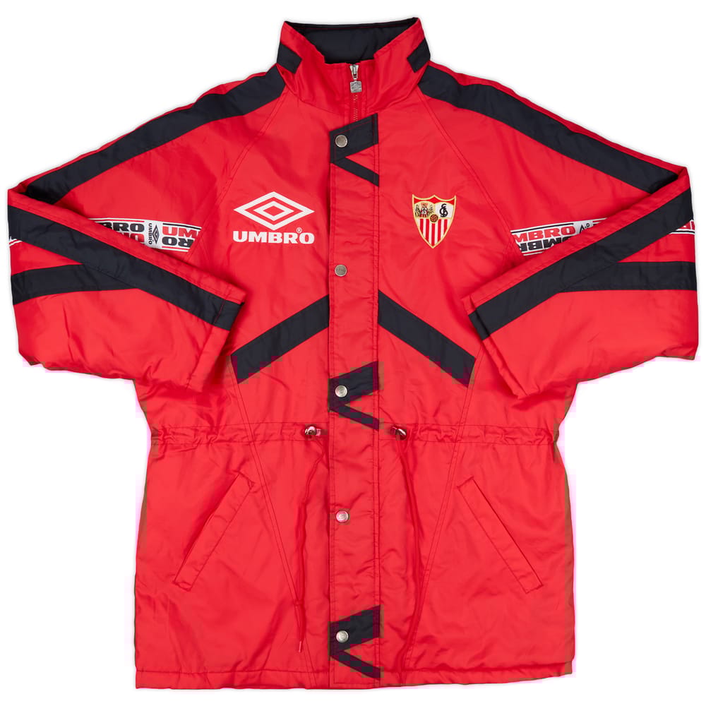 1994-96 Sevilla Umbro Padded Bench Coat - 9/10 - (L)