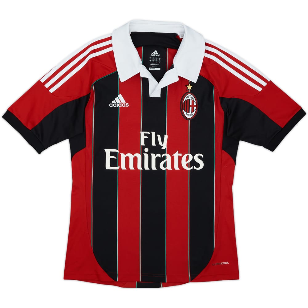 2012-13 AC Milan Home Shirt - 6/10 - (S)