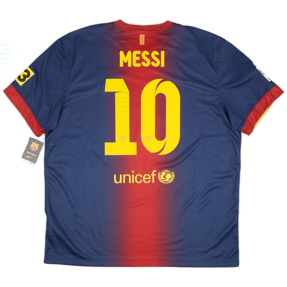 2012-13 Barcelona Home Shirt Messi #10 (XXL)