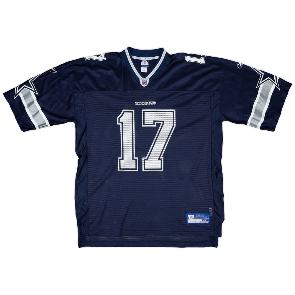 2002-03 Dallas Cowboys Carter #17 Reebok On Field Home Jersey - 8/10 - (XL)