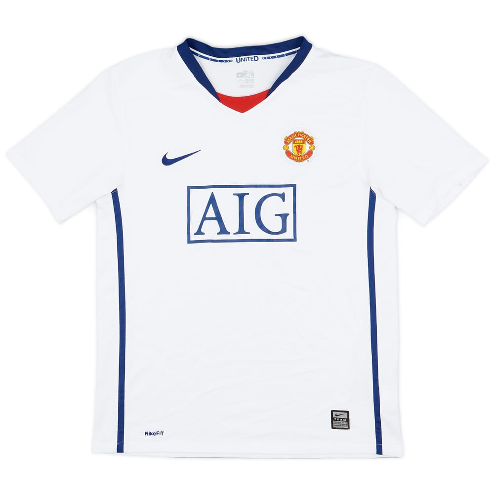2008-10 Manchester United Away Shirt - 8/10 - (XL.Boys)