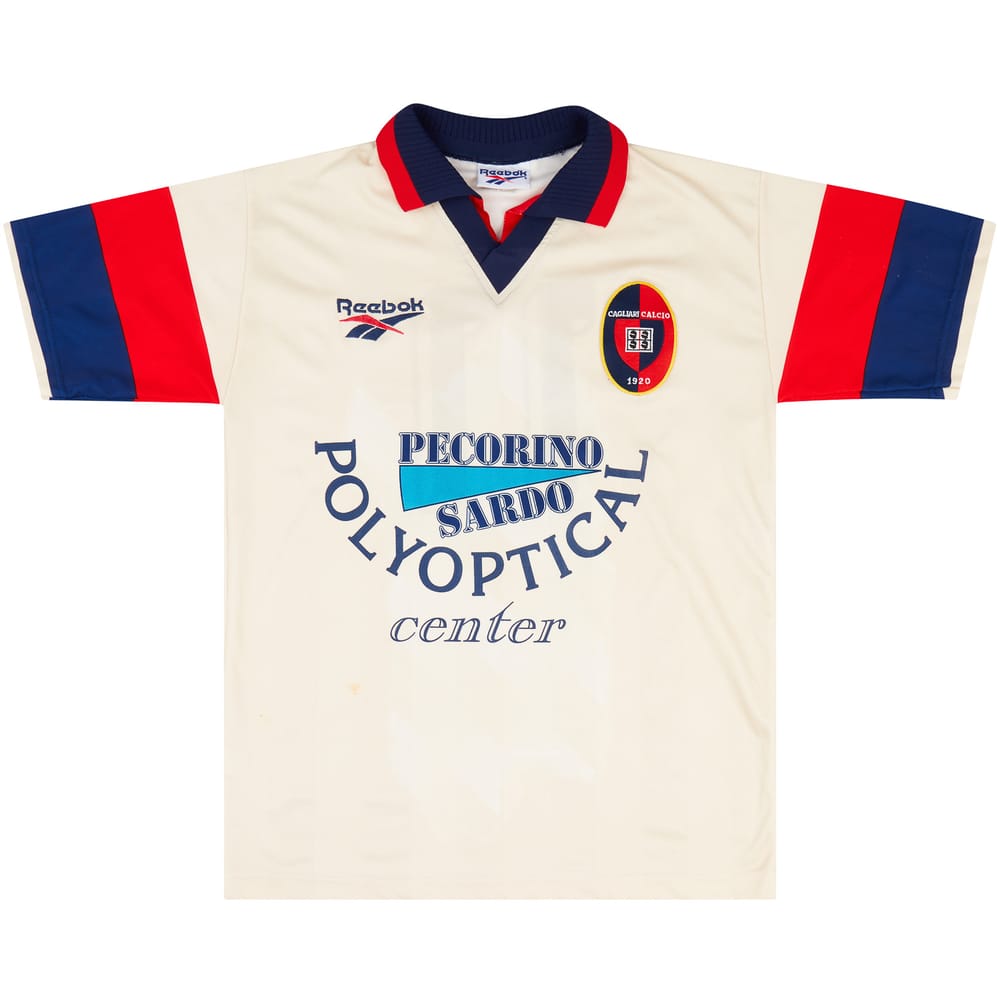 1996-97 Cagliari Primavera Match Issue Away Shirt #11