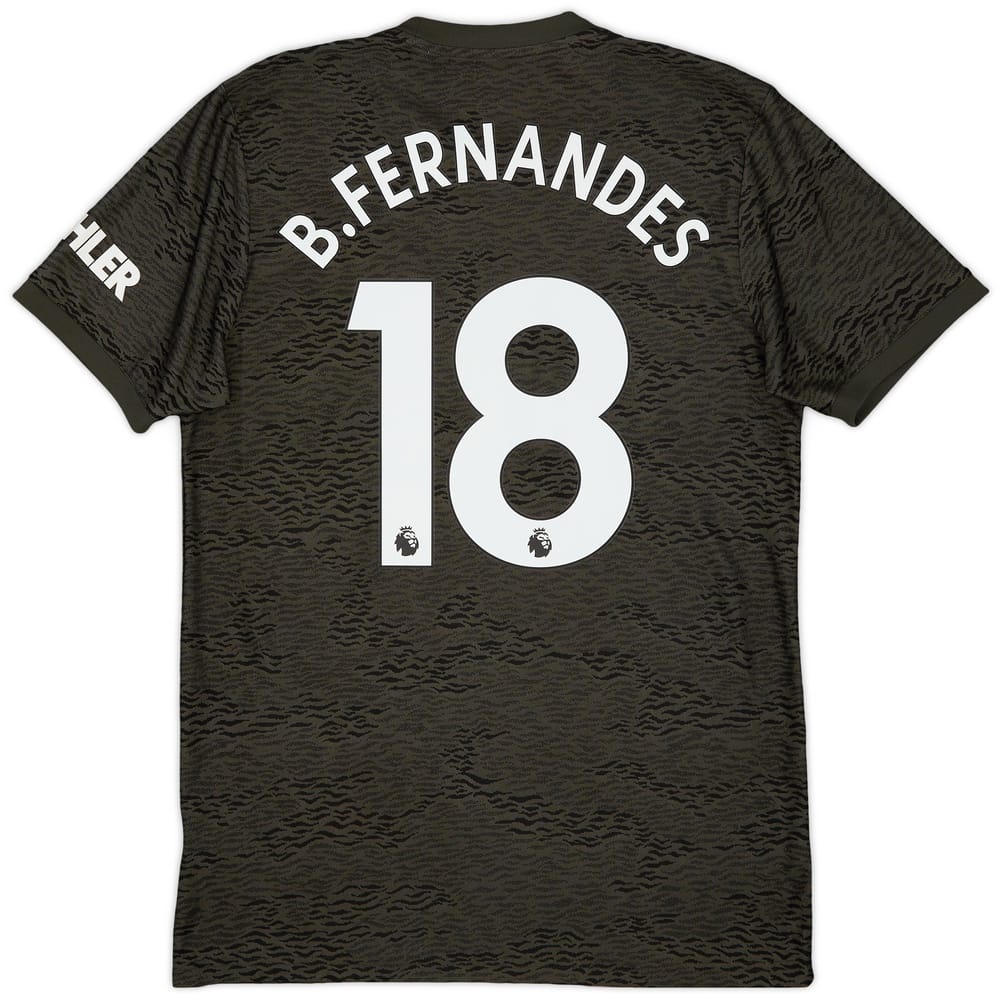2020-21 Manchester United Away Shirt B.Fernandes #18 - 8/10 - (S)