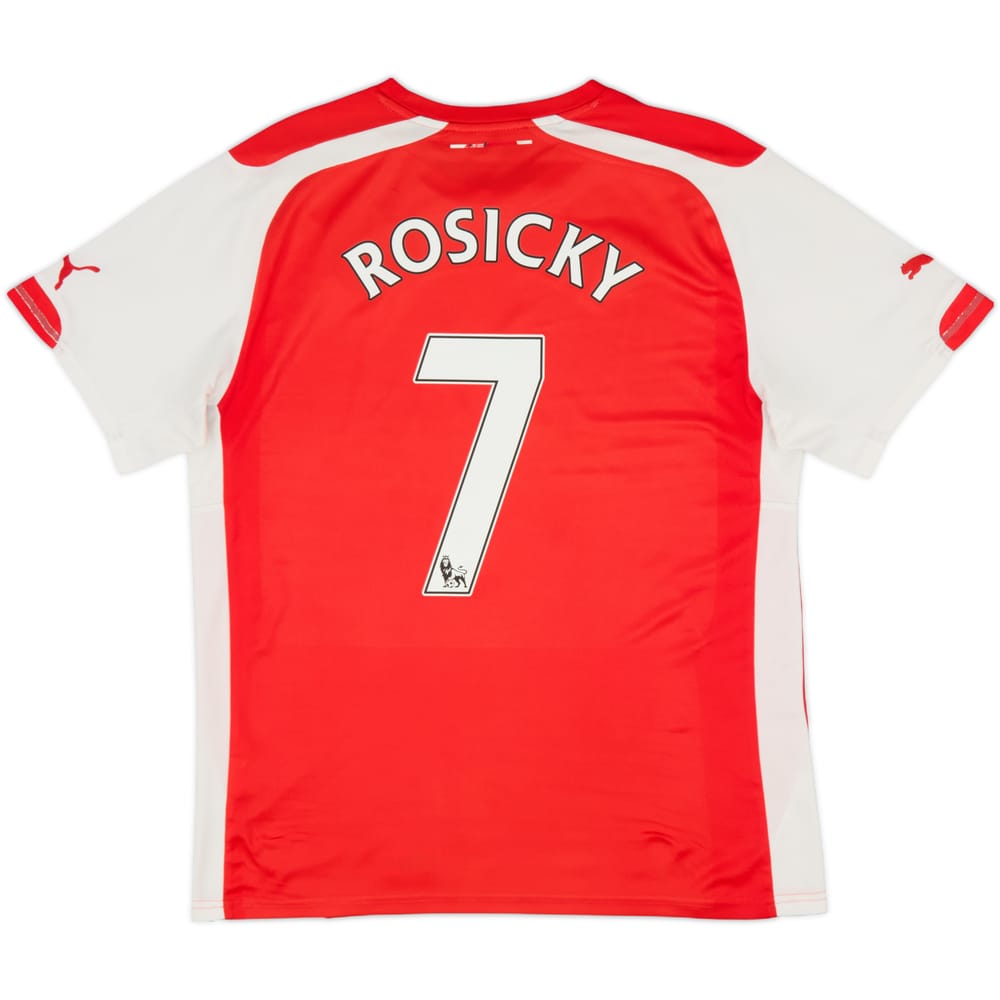 2014-15 Arsenal Home Shirt Rosicky #7 - 5/10 - (L)