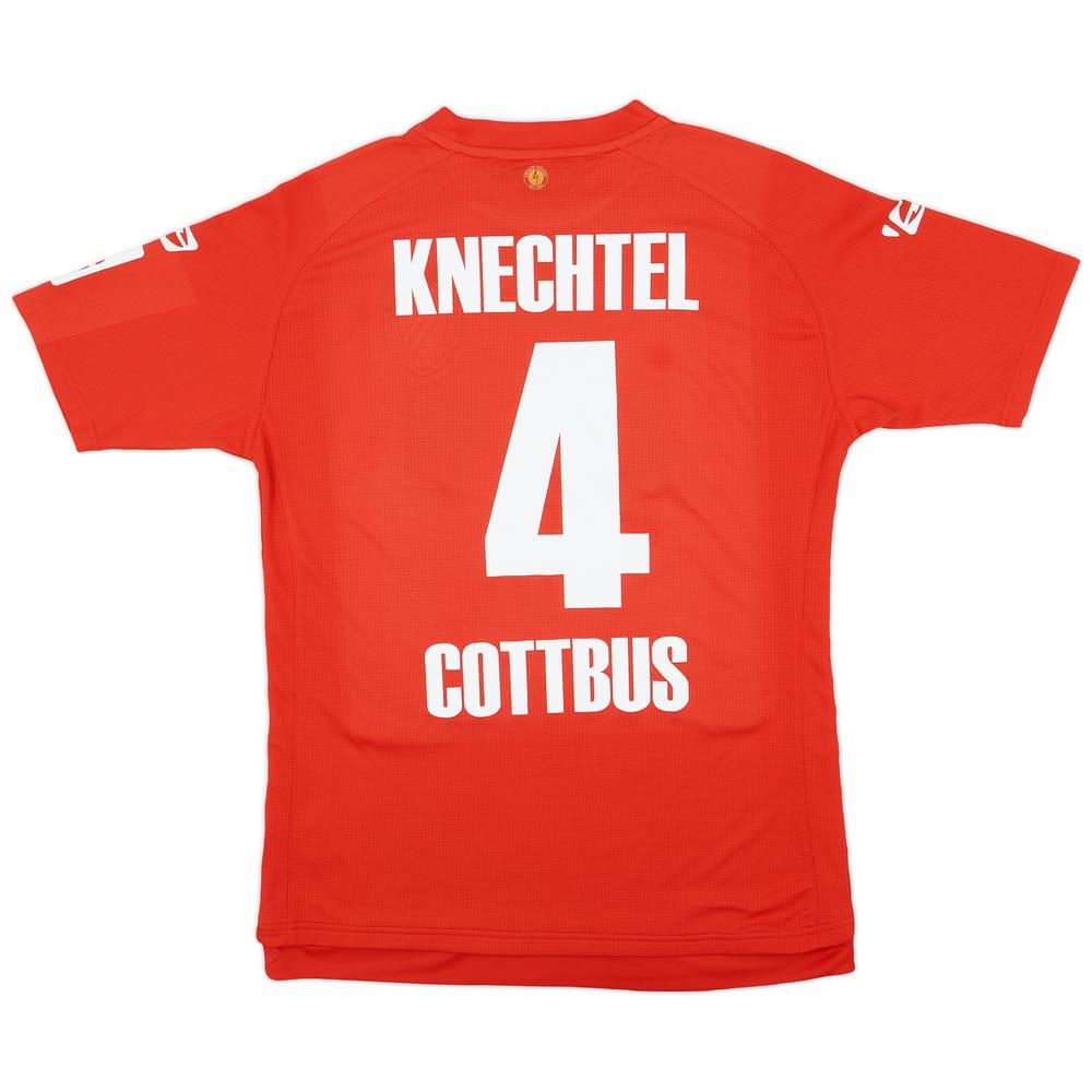 2016-17 Energie Cottbus Home Shirt Knechtel #4 - 8/10 - (L/XL)
