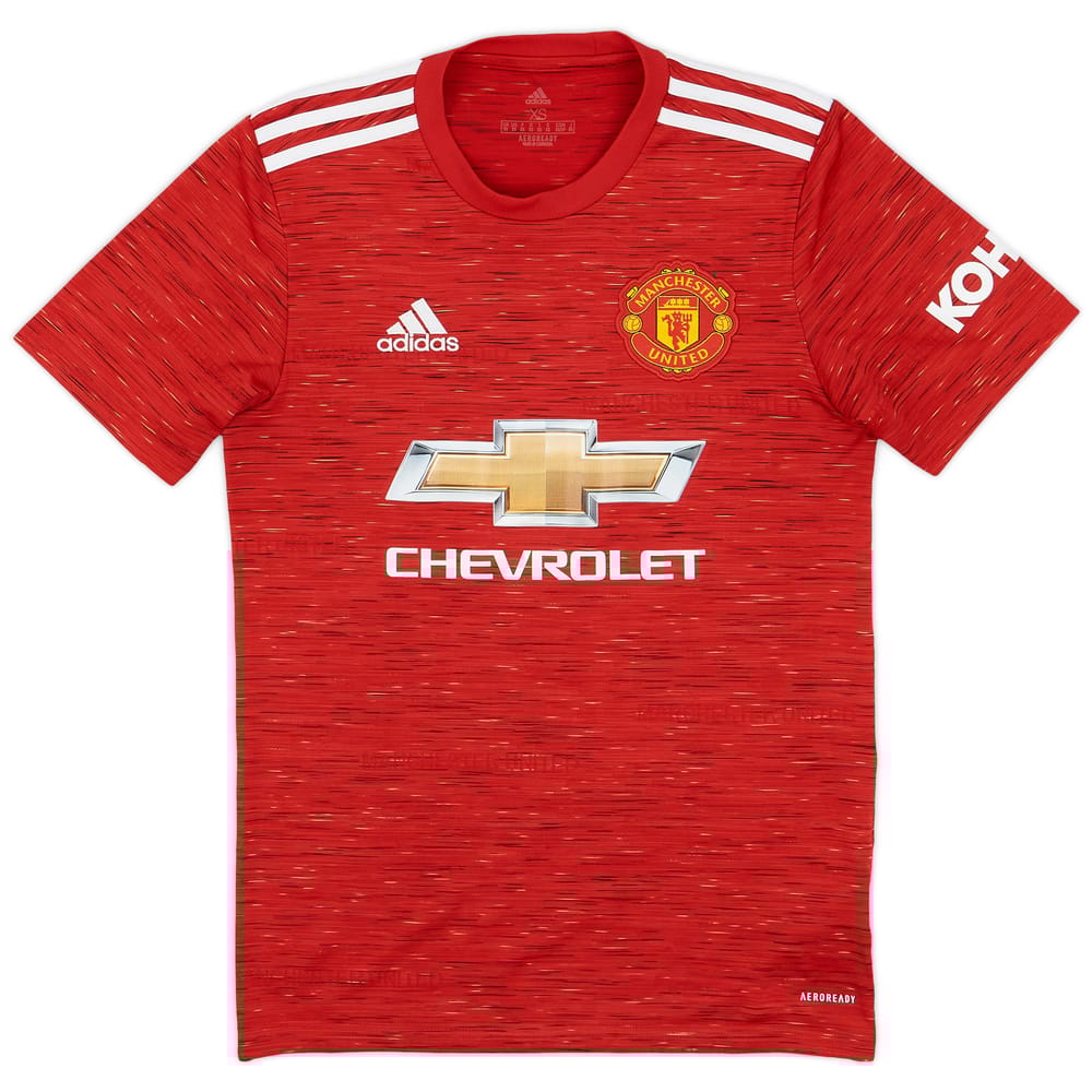 2020-21 Manchester United Home Shirt - 9/10 - (XS)