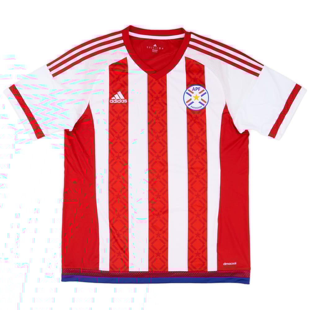 2015 Paraguay Copa America Home Shirt - 9/10 - (L)