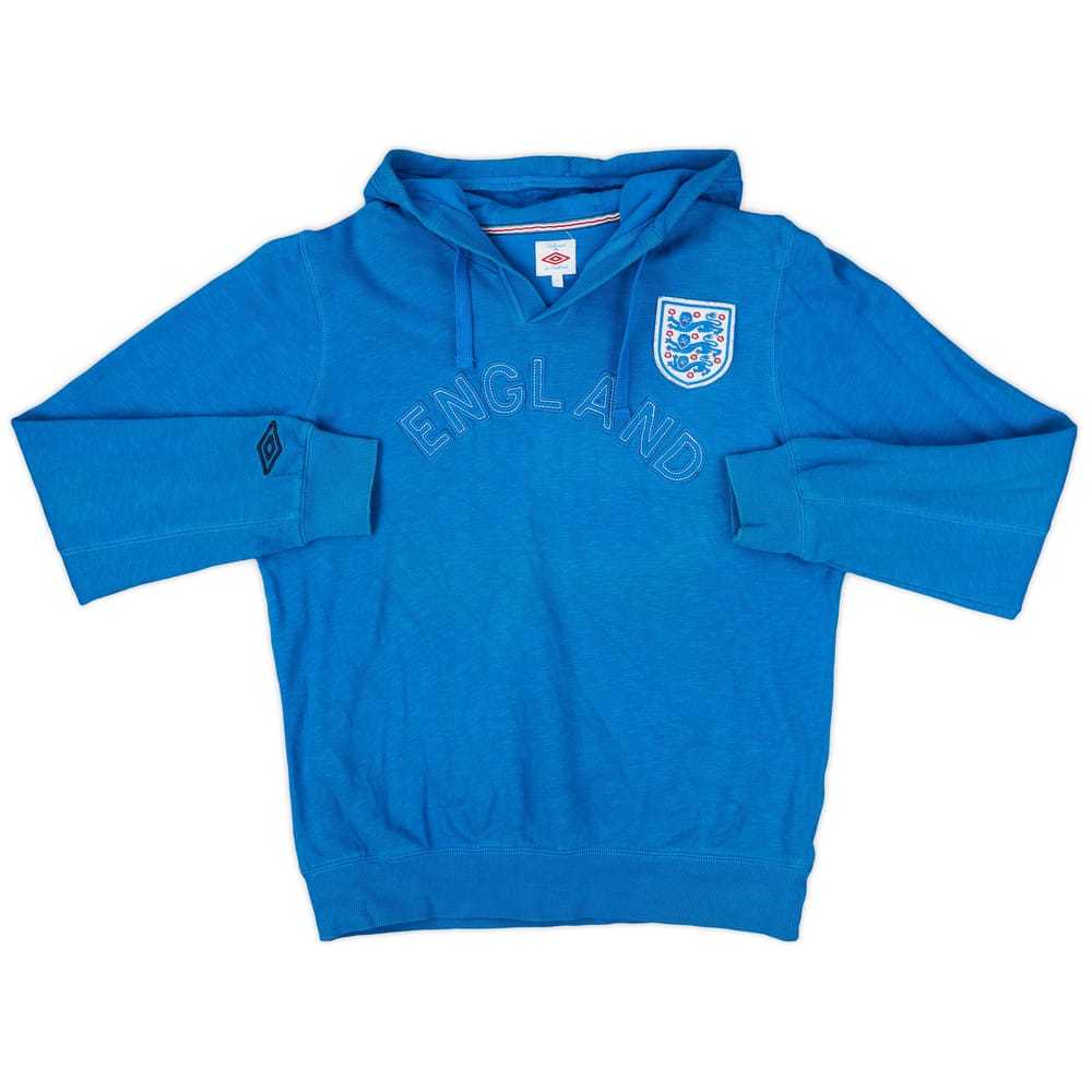 2011-12 England Umbro Hooded Sweat Top - 6/10 - (L)
