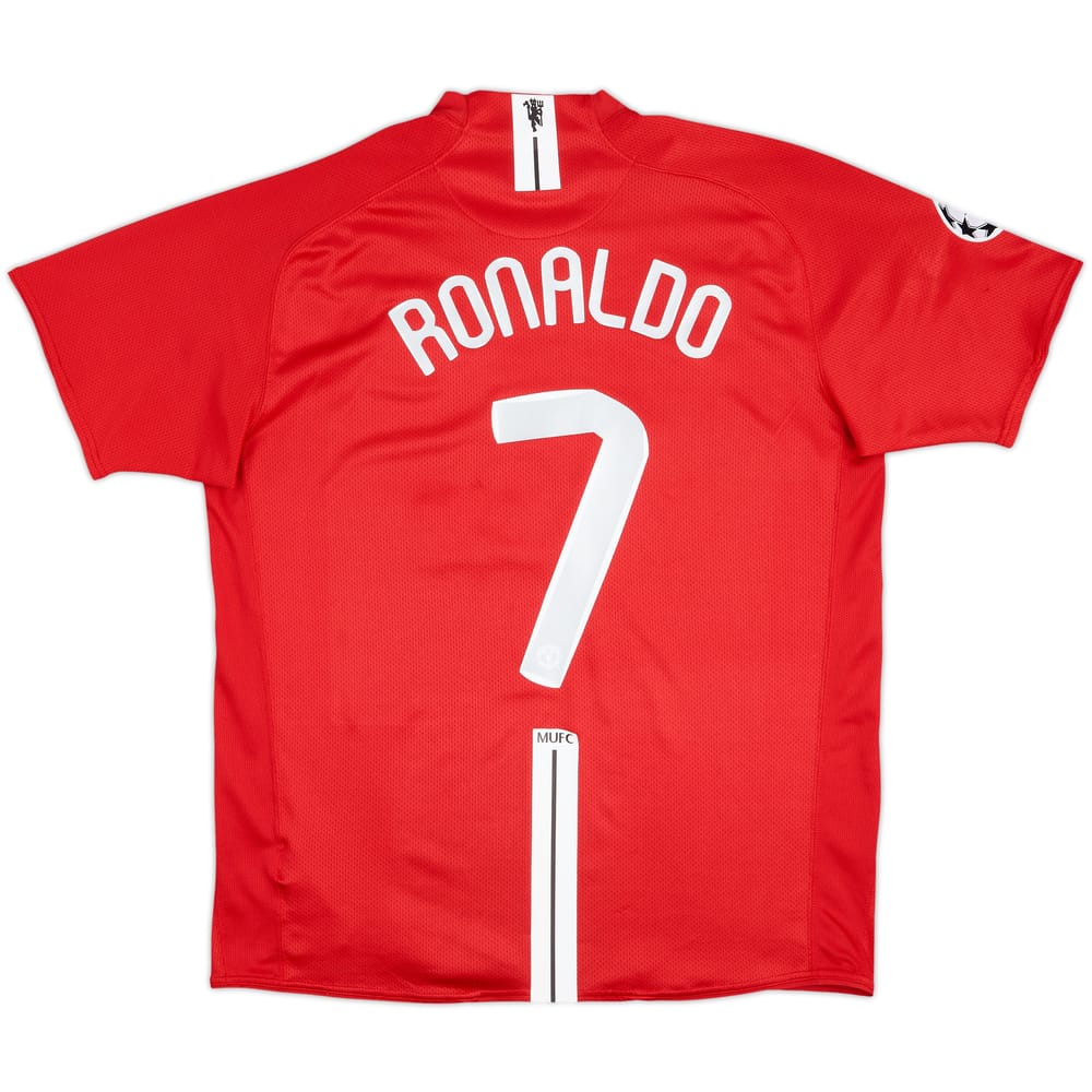2007-09 Manchester United Home Shirt Ronaldo #7 - 7/10 - (XL)