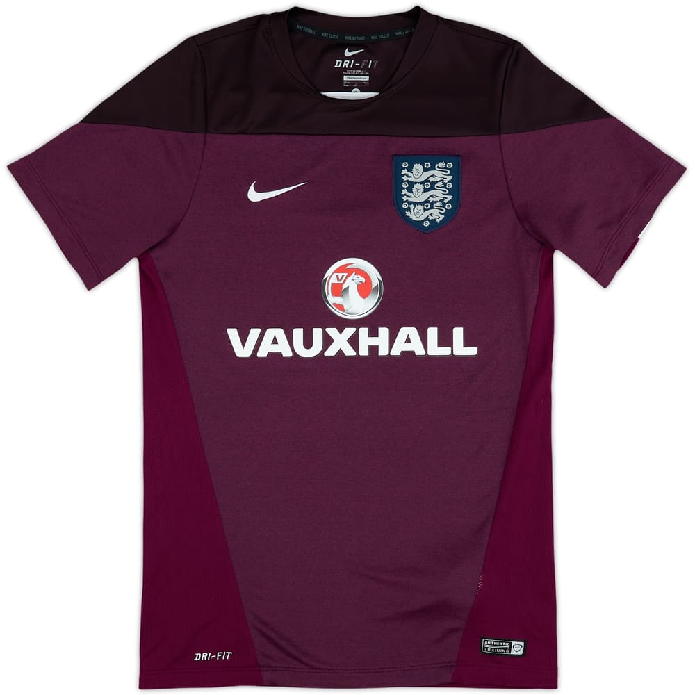 2014-16 England Nike Training Shirt - 8/10 - (S)