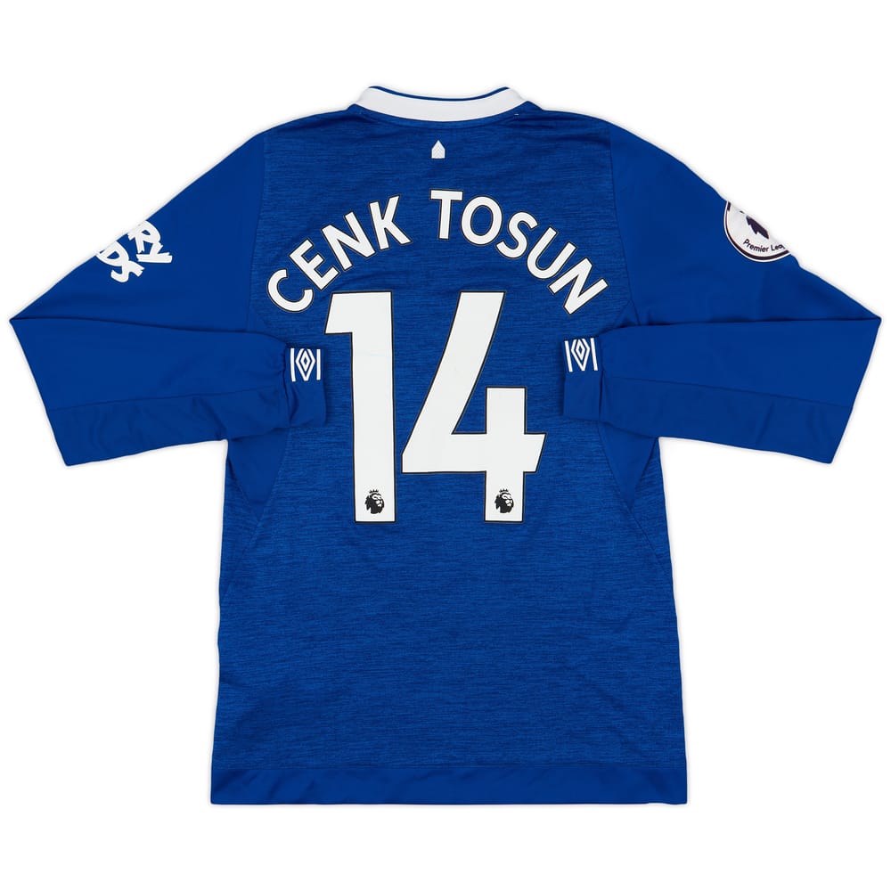 2018-19 Everton Home L/S Shirt Cenk Tosun #14 - 8/10 - (S)
