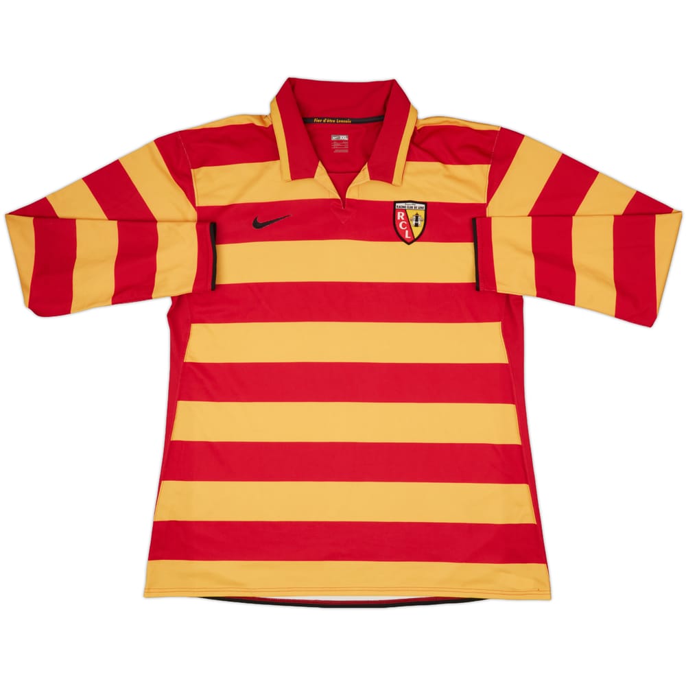 2007-08 Lens Player Issue Home L/S Shirt - 7/10 - (XXL)
