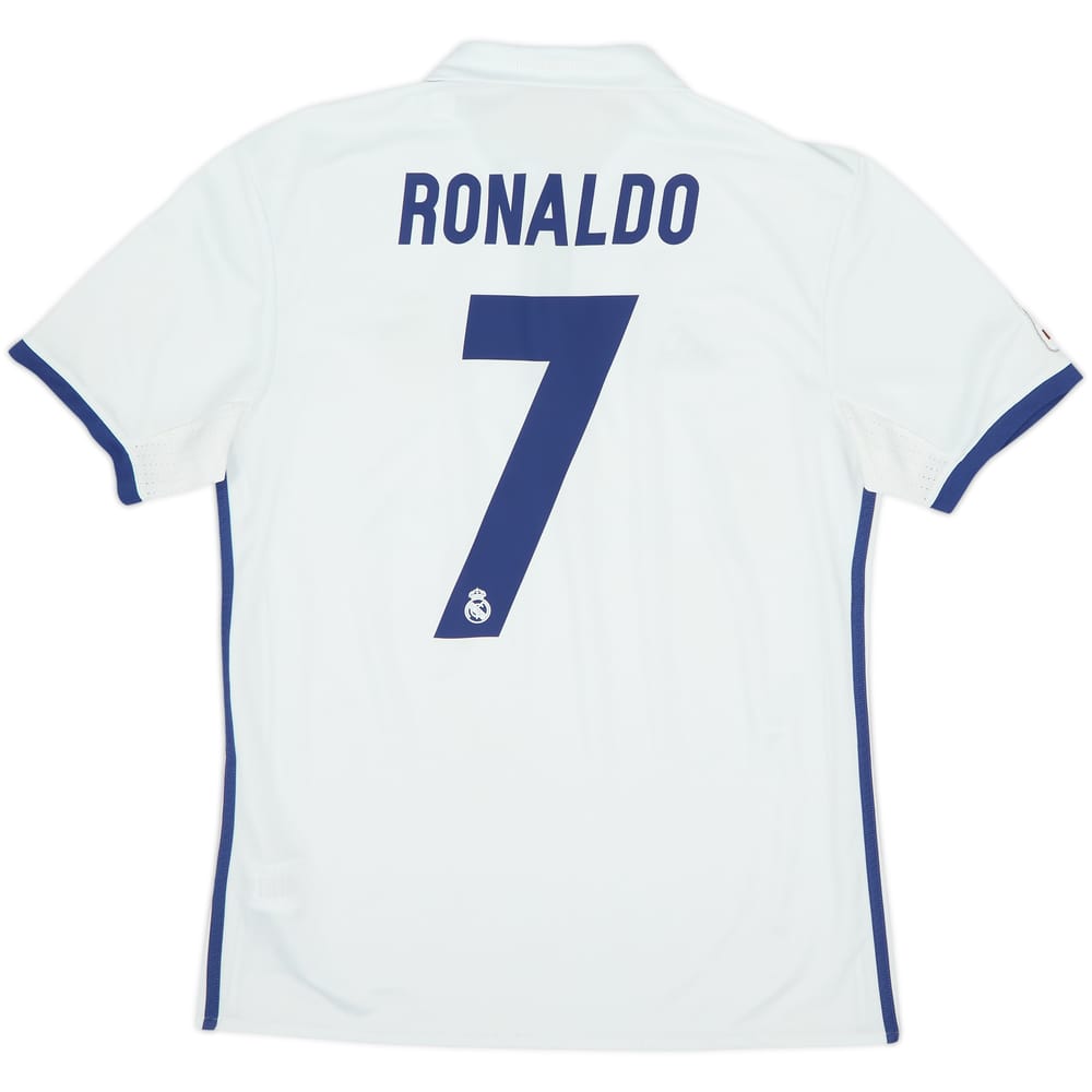 2016-17 Real Madrid Home Shirt Ronaldo #7 - 7/10 - (L)