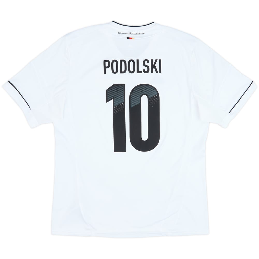 2012-13 Germany Home Shirt Podolski #10 - 4/10 - (XL)