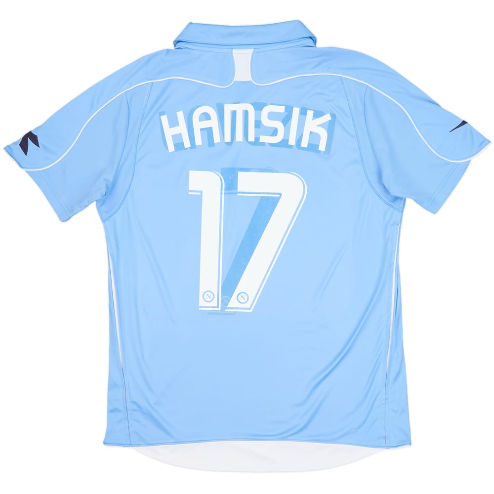 2008-09 Napoli Home Shirt Hamsik #17 - 5/10 - (L)