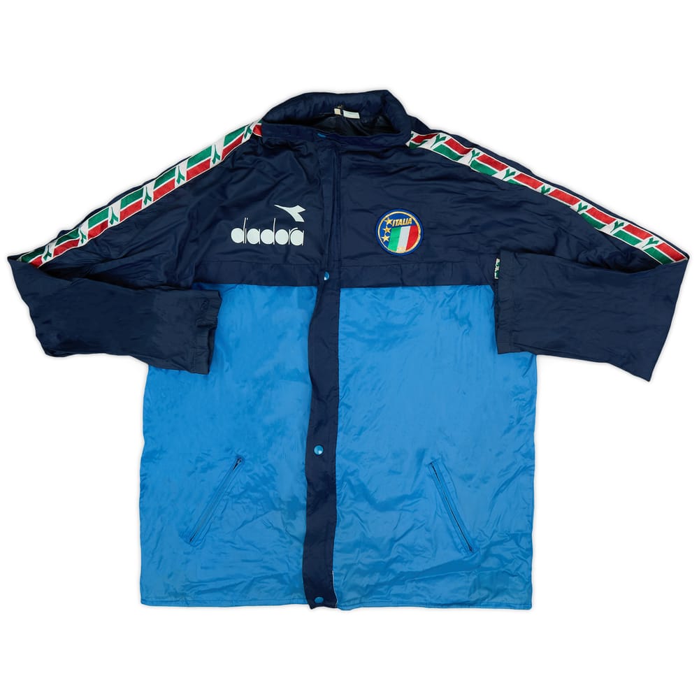 1990 Italy Diadora Hooded Rain Jacket - 8/10 - (XL)