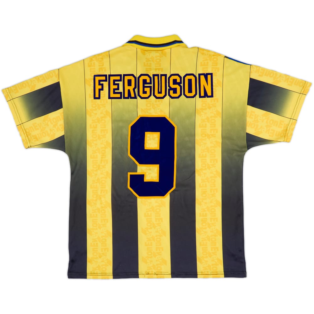 1996-98 Everton Away Shirt Ferguson #9 - 7/10 - (L)