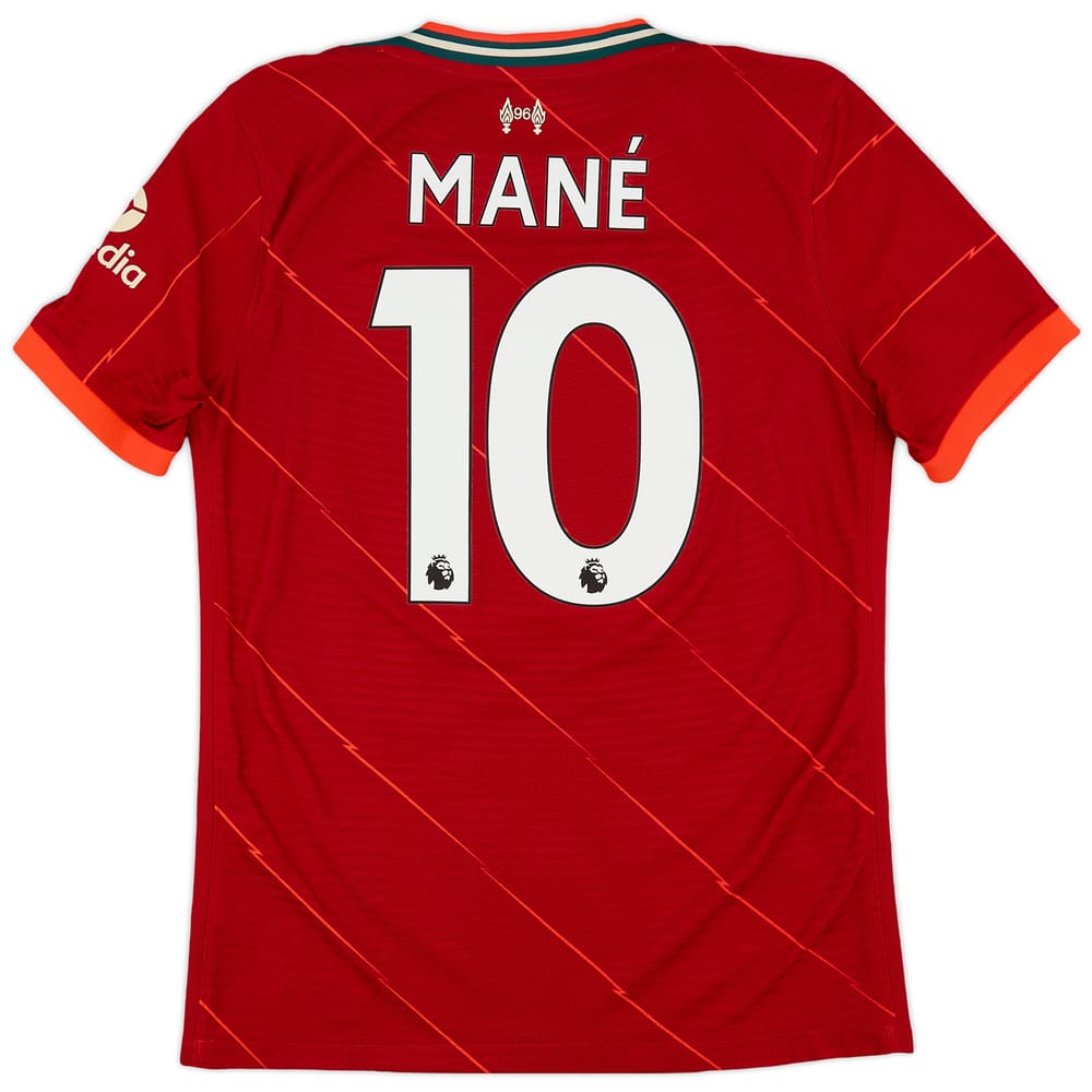 2021-22 Liverpool Authentic Home Shirt Mane #10 - 9/10 - (M)