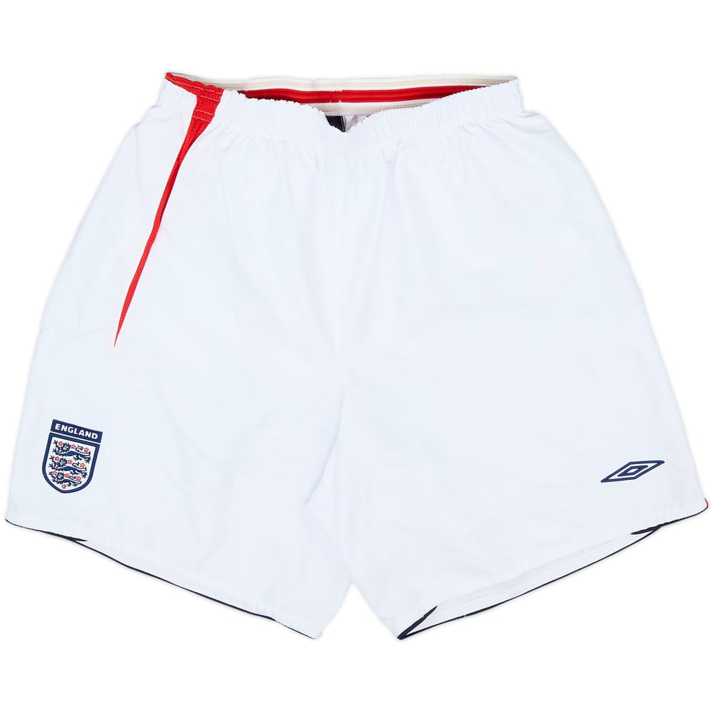 2005-07 England Alternative Home Shorts - 6/10 - (L)