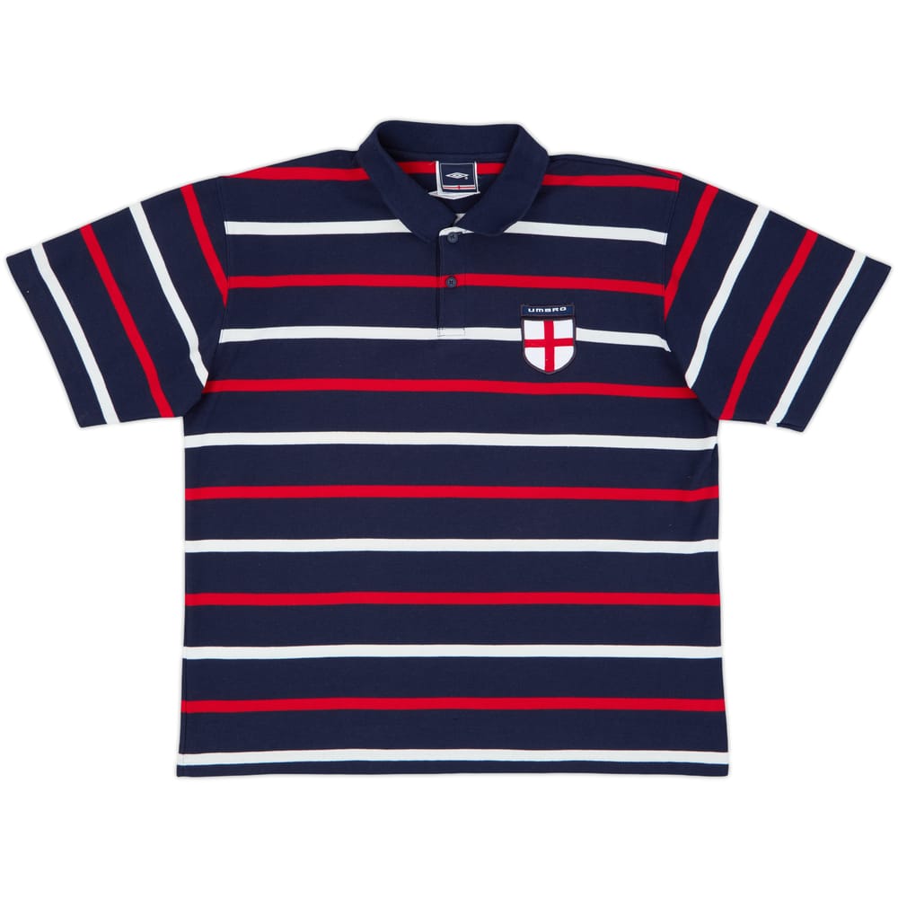 2002-03 England Umbro Polo Shirt - 8/10 - (XL)