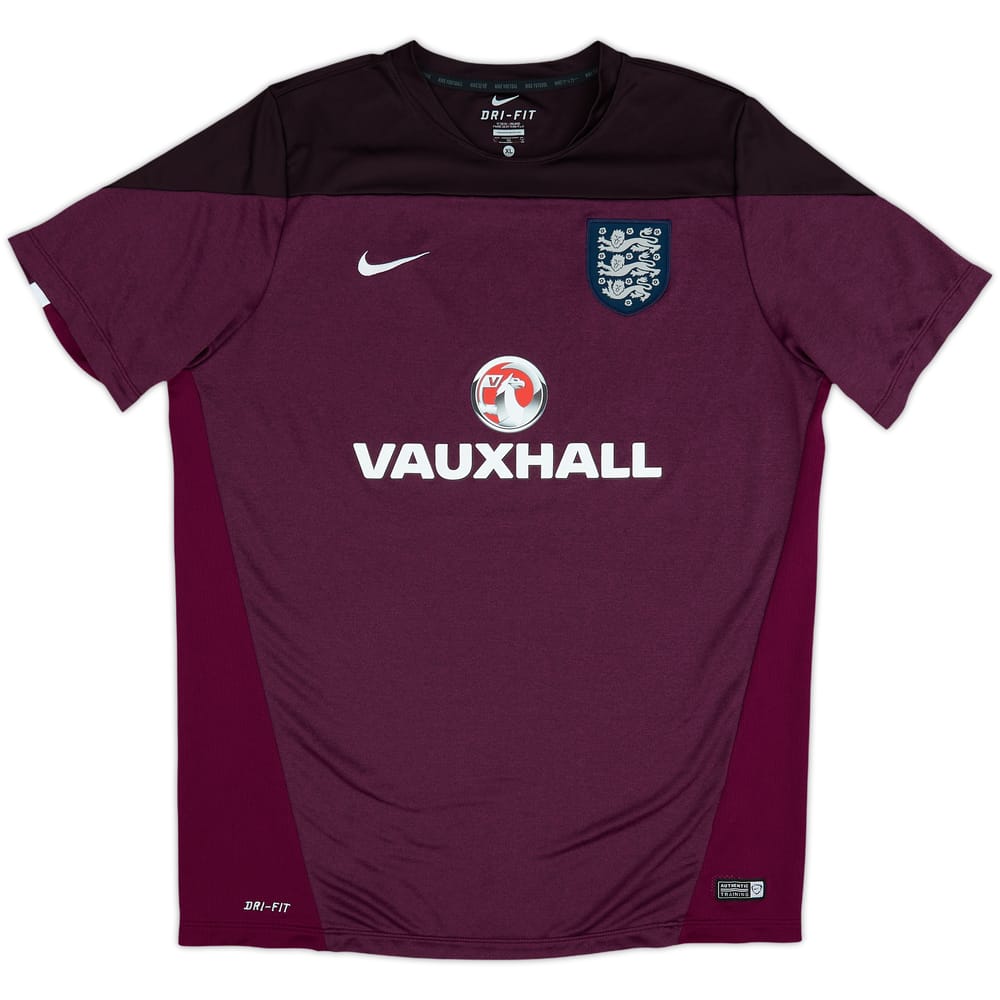 2014-15 England Nike Training Shirt - 8/10 - (XL)