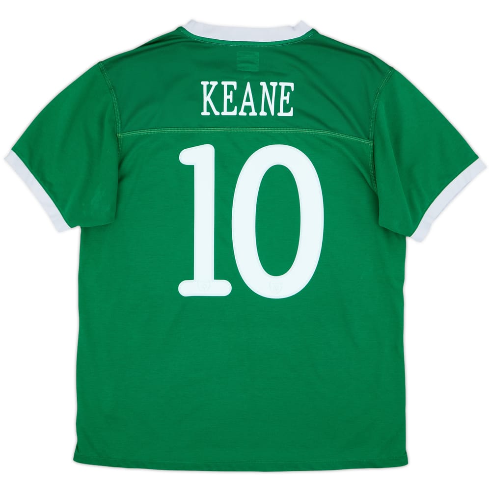 2010-11 Ireland Home Shirt Keane #10 - 8/10 - (S)