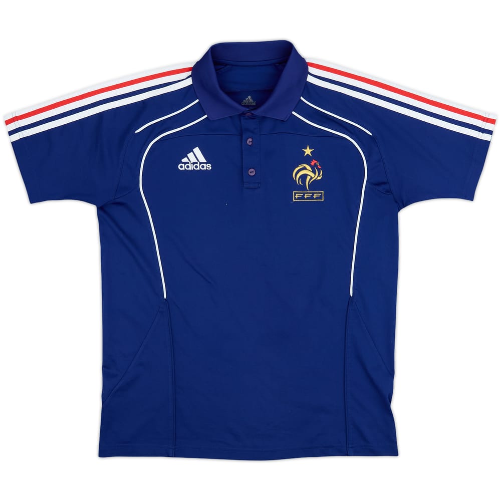 2010-11 France adidas Polo Shirt - 8/10 - (M/L)