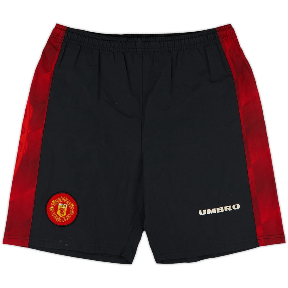 1996-98 Manchester United Home Shorts - 6/10 - (S)