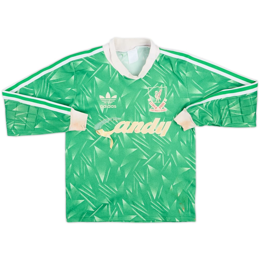 Camiseta de portero del Liverpool 1989-91 - 4/10 - (Niños M)