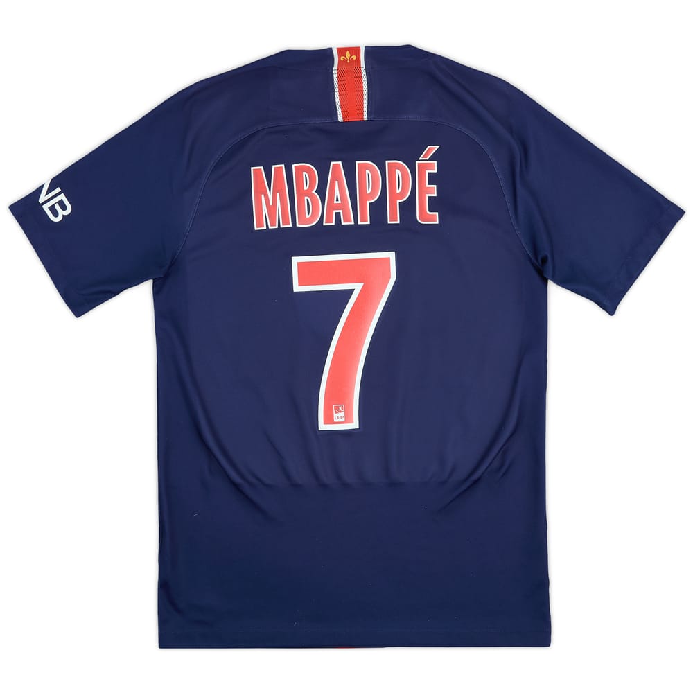 2018-19 Paris Saint-Germain Home Shirt Mbappe #7 - 8/10 - (S)