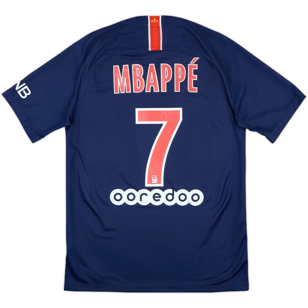 2018-19 Paris Saint-Germain Home Shirt Mbappe #7 - 9/10 - (S)